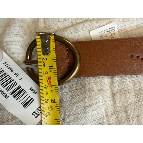NEW Old Navy Women's Laser Cut Faux-Leather Belt Brown Size 2X-3X - Picture 11 of 11